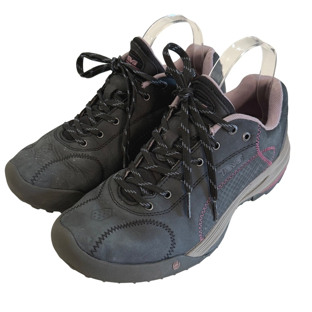 Teva Womens 7.5 Fire Trail Mid Top Hiking Shoes Lace Up Walking Running Sneakers